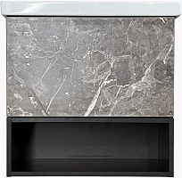 Style Line Тумба с раковиной Мальта 60 подвесная рускеала